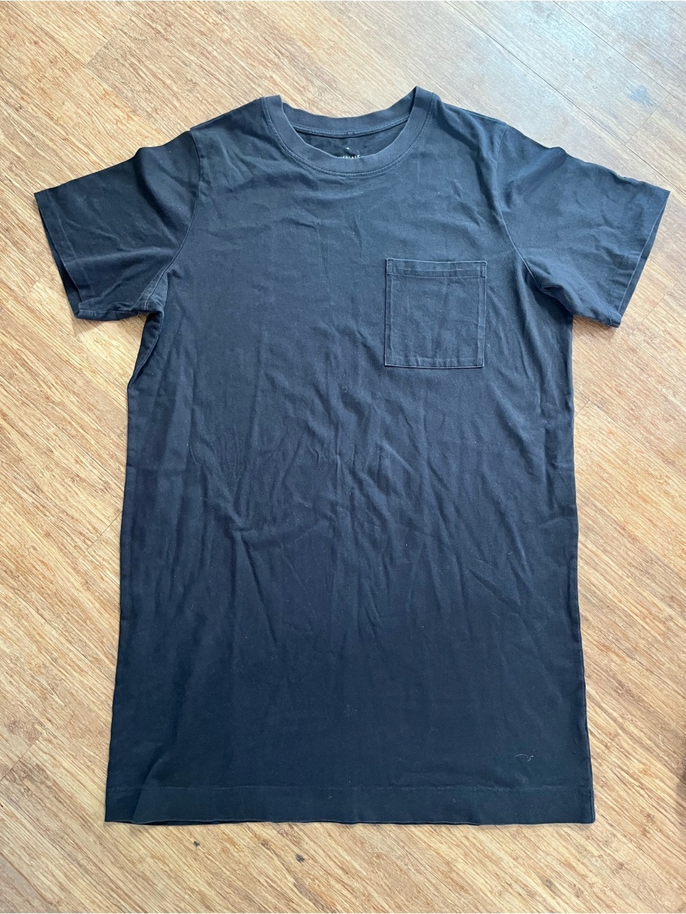 Everlane THE ORGANIC COTTON WEEKEND TEE DRESS, Black, sz XL - Picture 5 of 7
